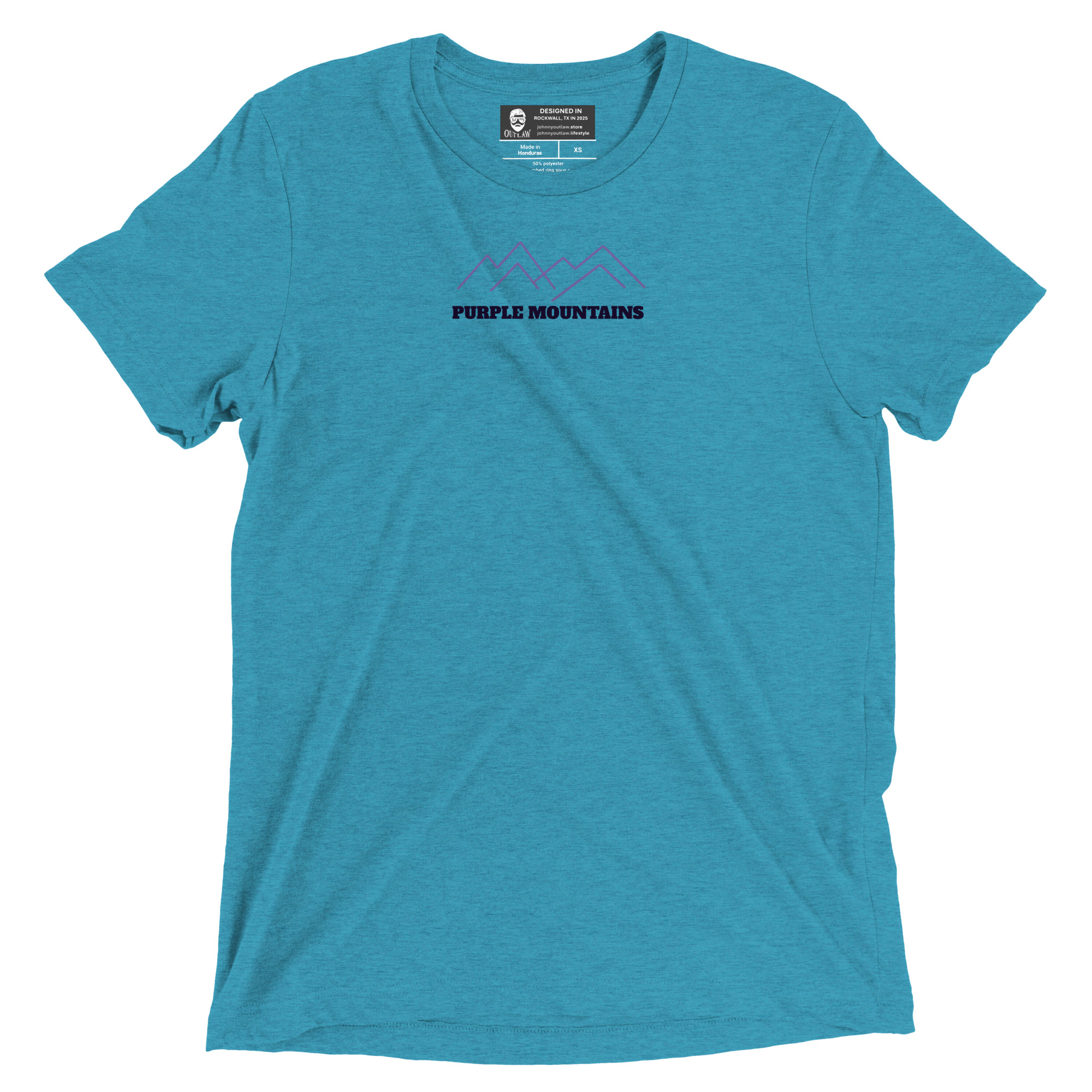 Purple Mountains Triblend Short sleeve t-shirt - Image 3