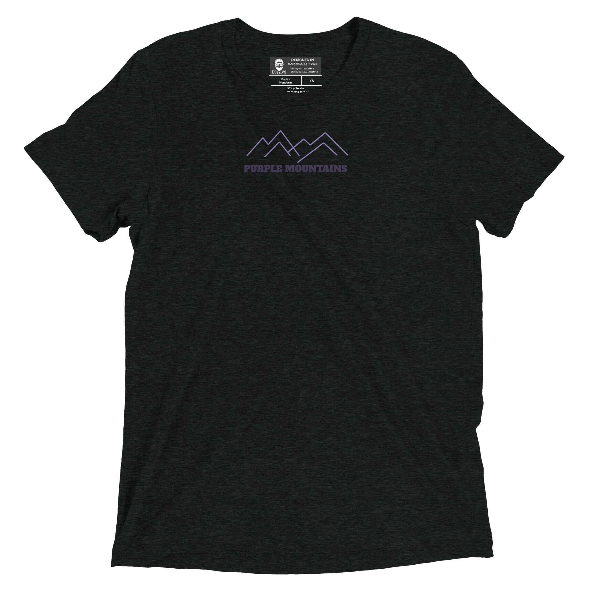 Purple Mountains Triblend Short sleeve t-shirt - Image 2