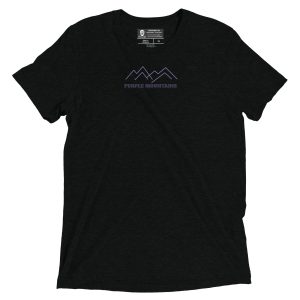 Purple Mountains Triblend Short sleeve t-shirt