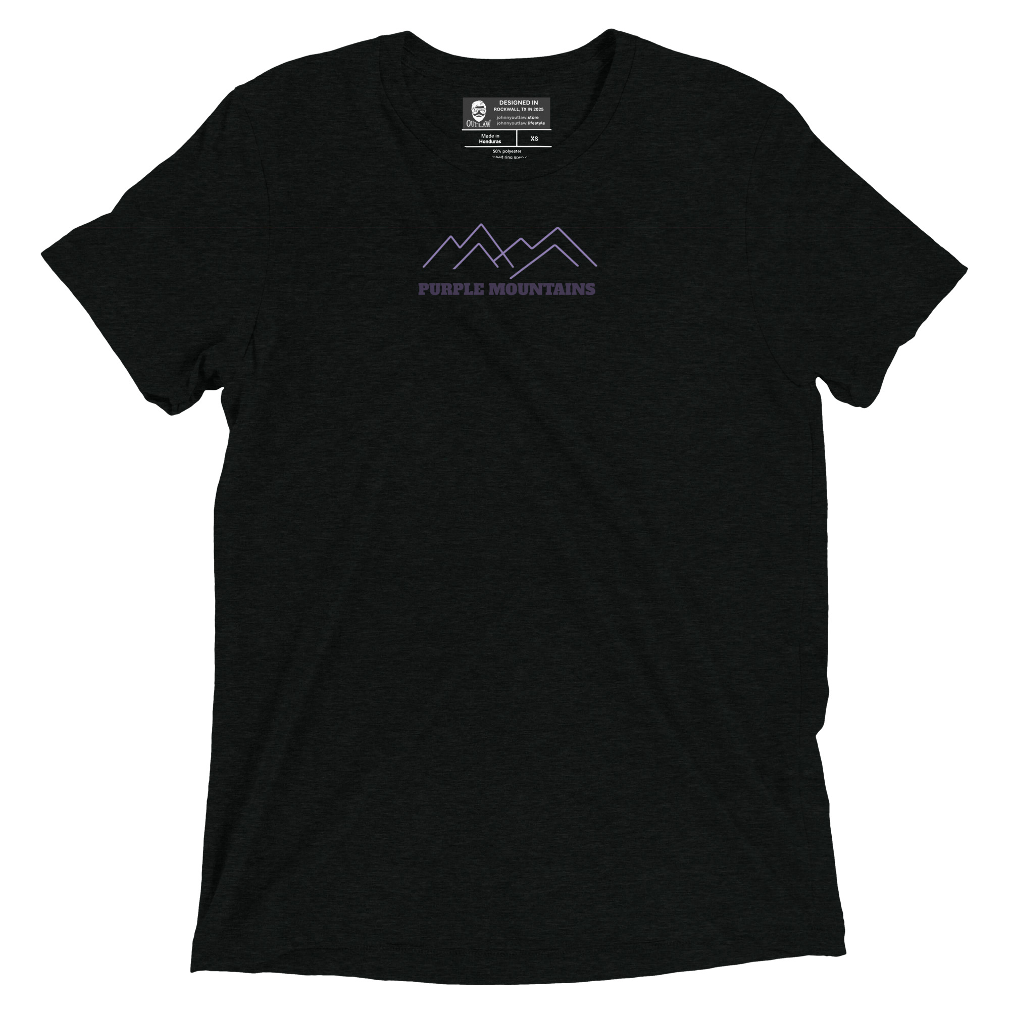 Purple Mountains Triblend Short sleeve t-shirt