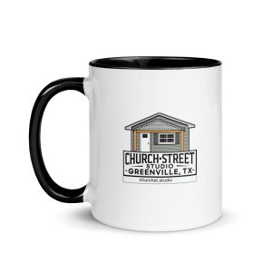 Church Street Studio Mug with Color Inside