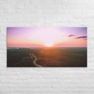Sunset over the Devils Backbone Canvas Print